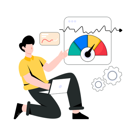 Savings and analytics illustration